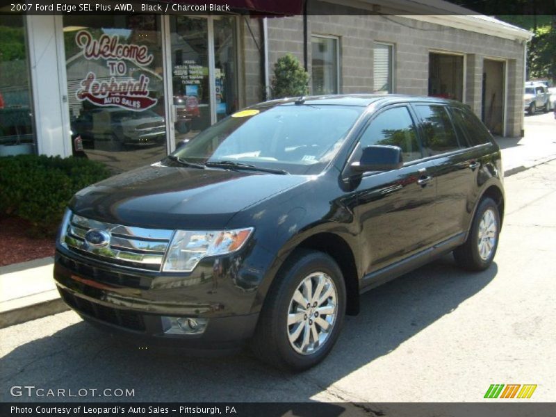 Black / Charcoal Black 2007 Ford Edge SEL Plus AWD