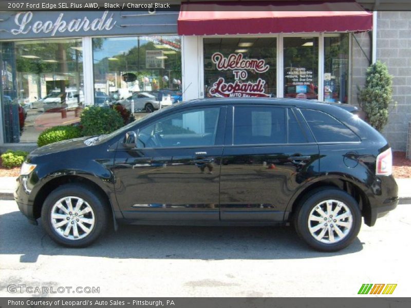 Black / Charcoal Black 2007 Ford Edge SEL Plus AWD