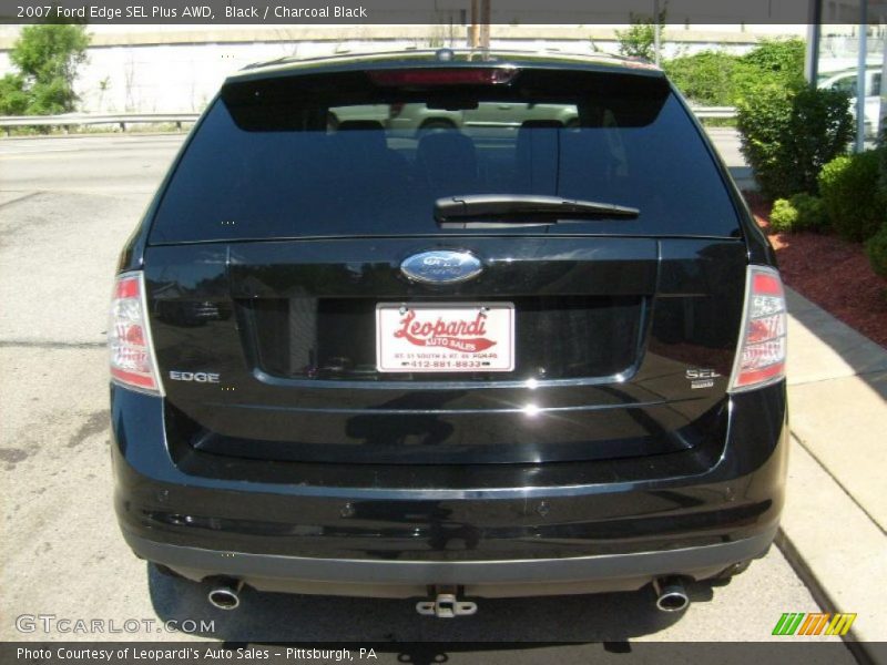 Black / Charcoal Black 2007 Ford Edge SEL Plus AWD