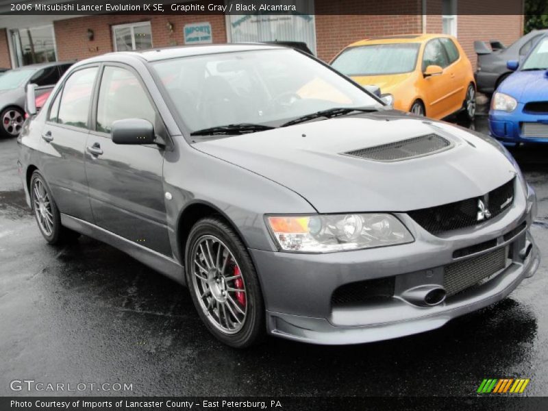 Graphite Gray / Black Alcantara 2006 Mitsubishi Lancer Evolution IX SE
