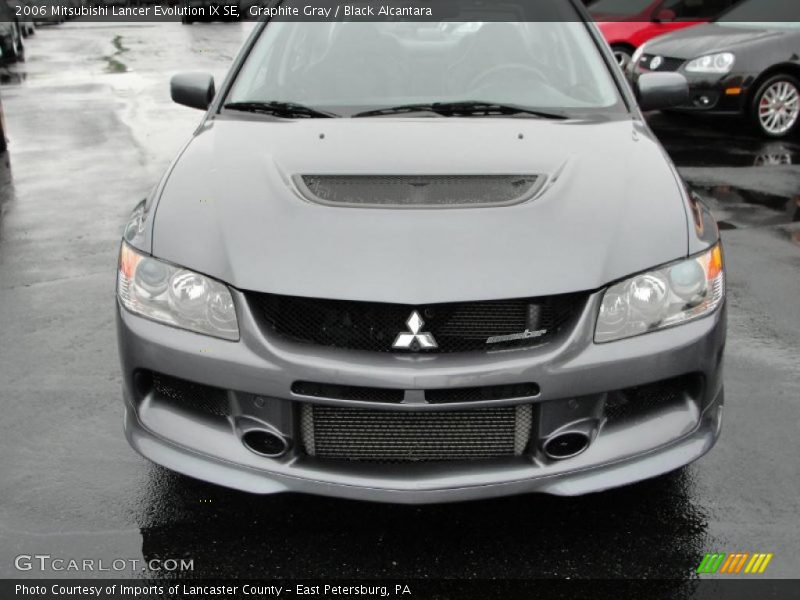 Graphite Gray / Black Alcantara 2006 Mitsubishi Lancer Evolution IX SE