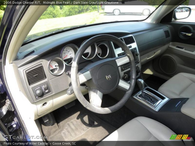 Midnight Blue Pearl / Dark Slate Gray/Light Graystone 2006 Dodge Charger R/T