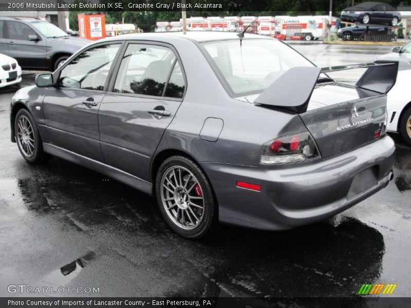 Graphite Gray / Black Alcantara 2006 Mitsubishi Lancer Evolution IX SE