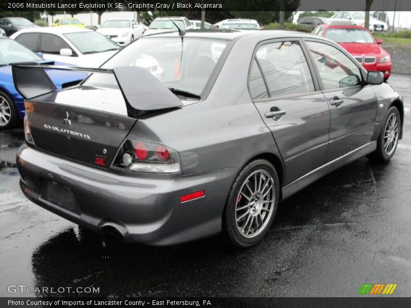 Graphite Gray / Black Alcantara 2006 Mitsubishi Lancer Evolution IX SE