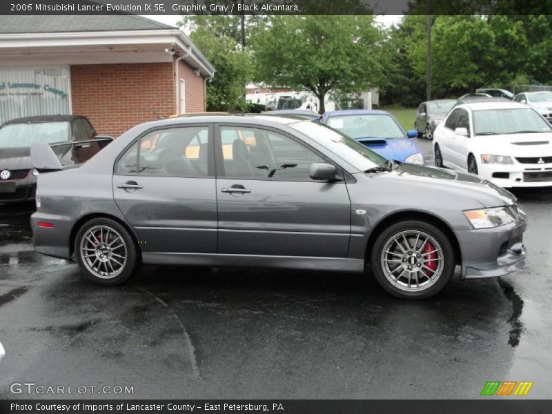 Graphite Gray / Black Alcantara 2006 Mitsubishi Lancer Evolution IX SE