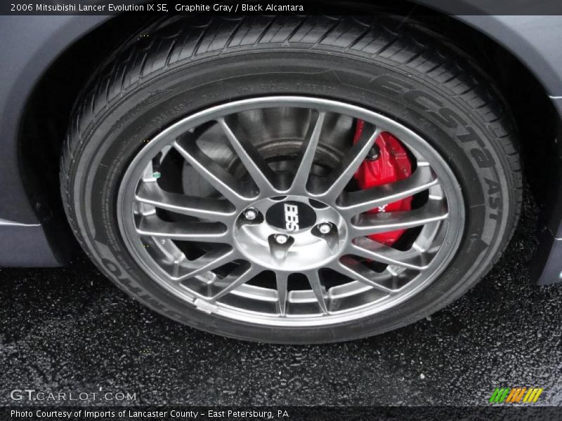 Graphite Gray / Black Alcantara 2006 Mitsubishi Lancer Evolution IX SE