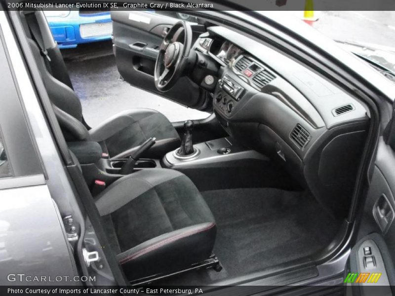 Graphite Gray / Black Alcantara 2006 Mitsubishi Lancer Evolution IX SE