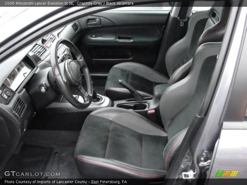 Graphite Gray / Black Alcantara 2006 Mitsubishi Lancer Evolution IX SE