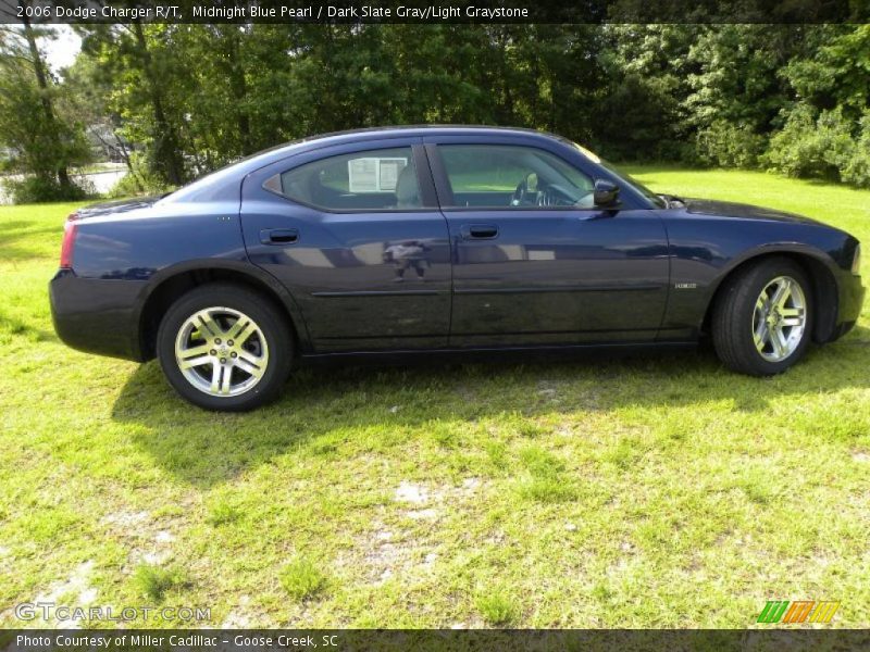 Midnight Blue Pearl / Dark Slate Gray/Light Graystone 2006 Dodge Charger R/T