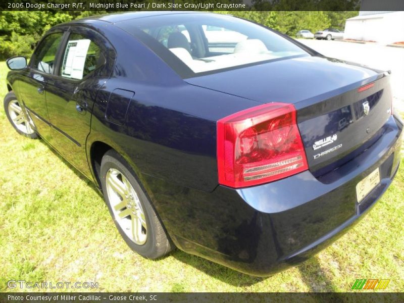 Midnight Blue Pearl / Dark Slate Gray/Light Graystone 2006 Dodge Charger R/T