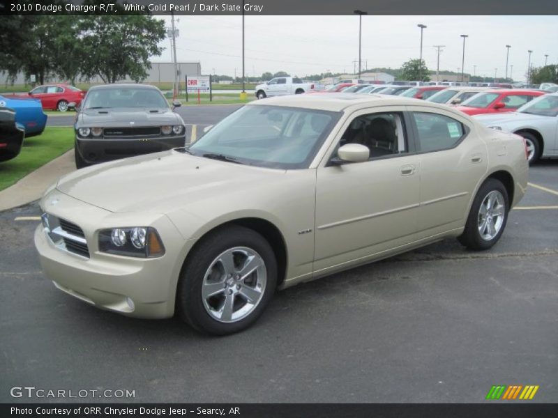 White Gold Pearl / Dark Slate Gray 2010 Dodge Charger R/T