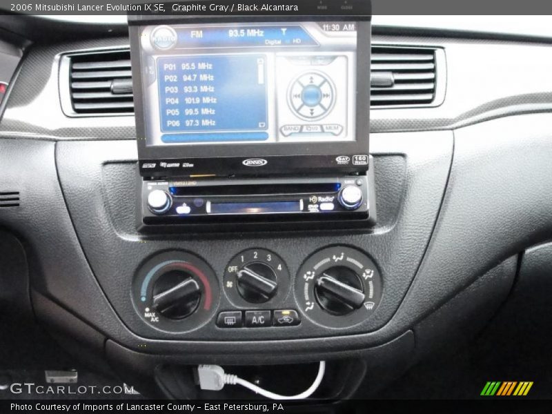 Graphite Gray / Black Alcantara 2006 Mitsubishi Lancer Evolution IX SE