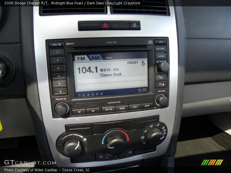 Midnight Blue Pearl / Dark Slate Gray/Light Graystone 2006 Dodge Charger R/T