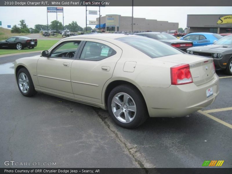 White Gold Pearl / Dark Slate Gray 2010 Dodge Charger R/T