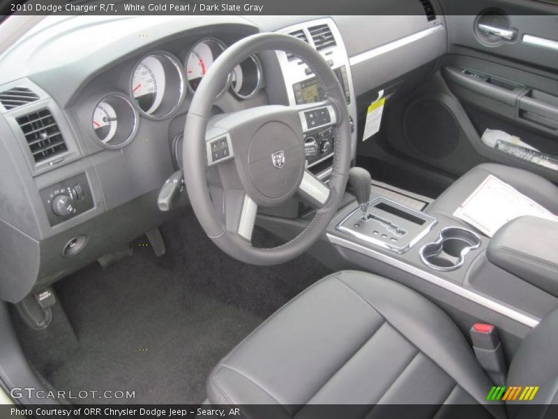 White Gold Pearl / Dark Slate Gray 2010 Dodge Charger R/T