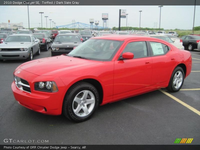 TorRed / Dark Slate Gray 2010 Dodge Charger SE
