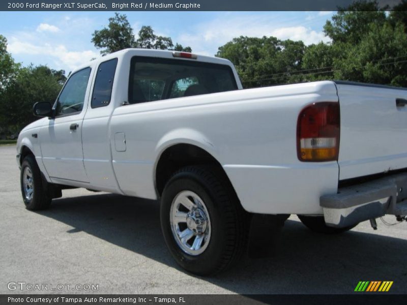 Bright Red / Medium Graphite 2000 Ford Ranger XLT SuperCab