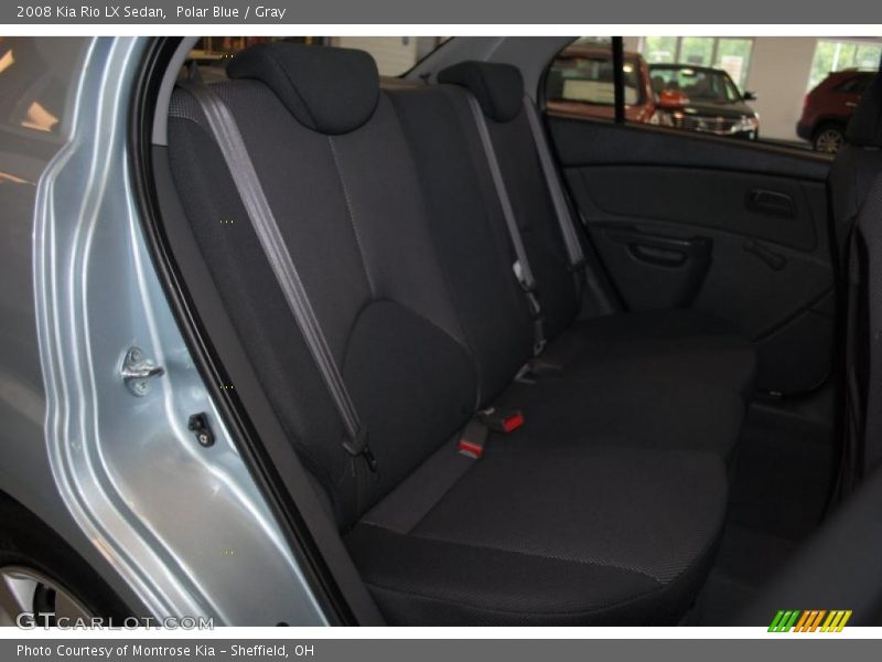 Polar Blue / Gray 2008 Kia Rio LX Sedan