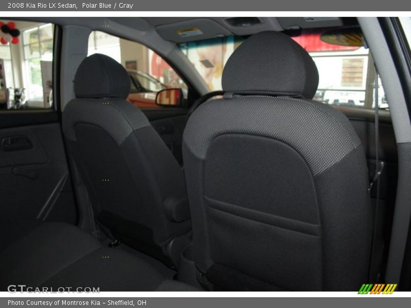 Polar Blue / Gray 2008 Kia Rio LX Sedan