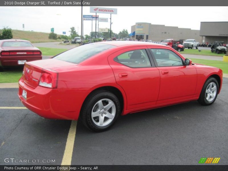 TorRed / Dark Slate Gray 2010 Dodge Charger SE