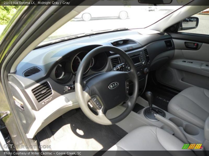 Midnight Gray / Gray 2009 Kia Optima LX