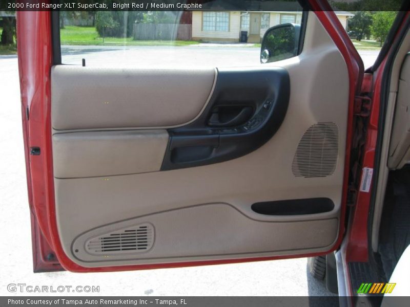 Bright Red / Medium Graphite 2000 Ford Ranger XLT SuperCab