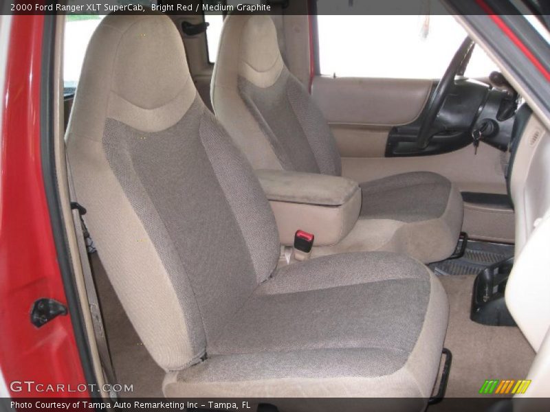 Bright Red / Medium Graphite 2000 Ford Ranger XLT SuperCab