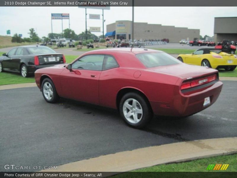 Inferno Red Crystal Pearl / Dark Slate Gray 2010 Dodge Challenger SE