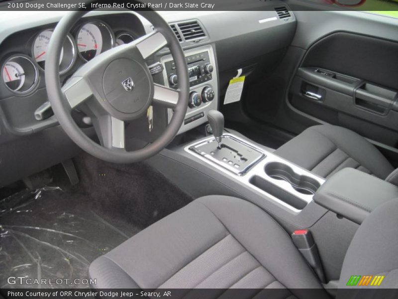 Inferno Red Crystal Pearl / Dark Slate Gray 2010 Dodge Challenger SE