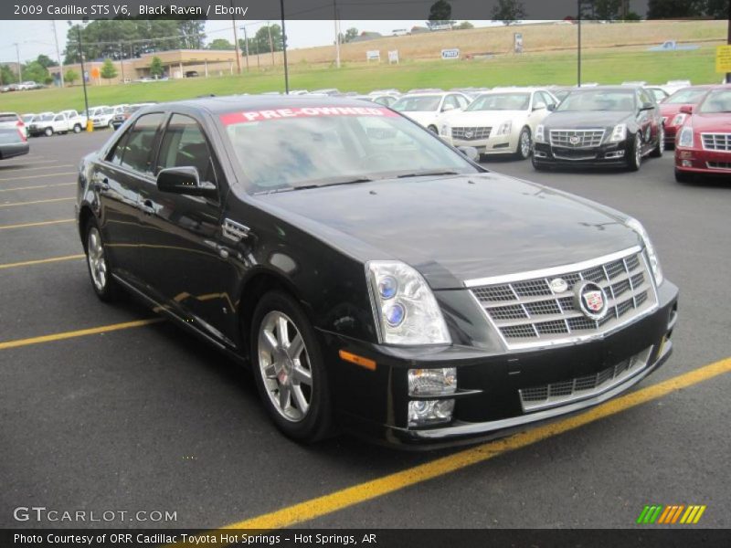 Black Raven / Ebony 2009 Cadillac STS V6