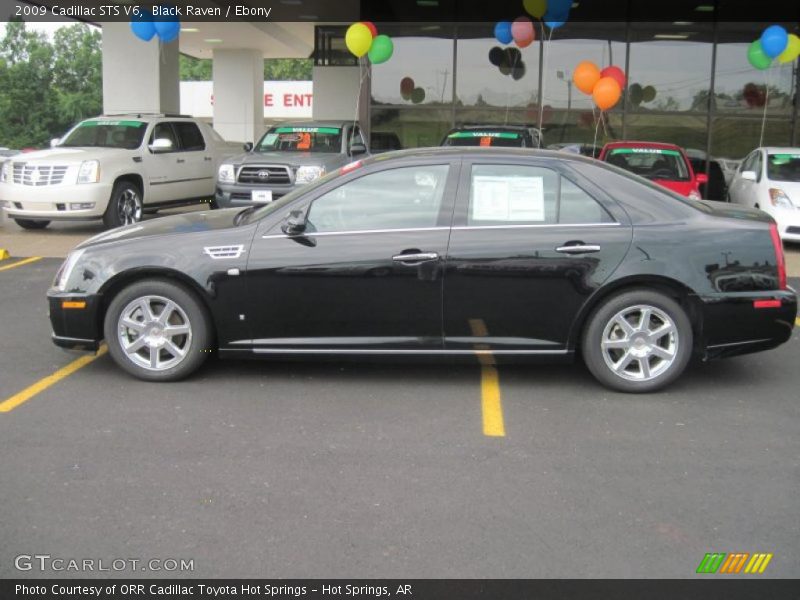 Black Raven / Ebony 2009 Cadillac STS V6