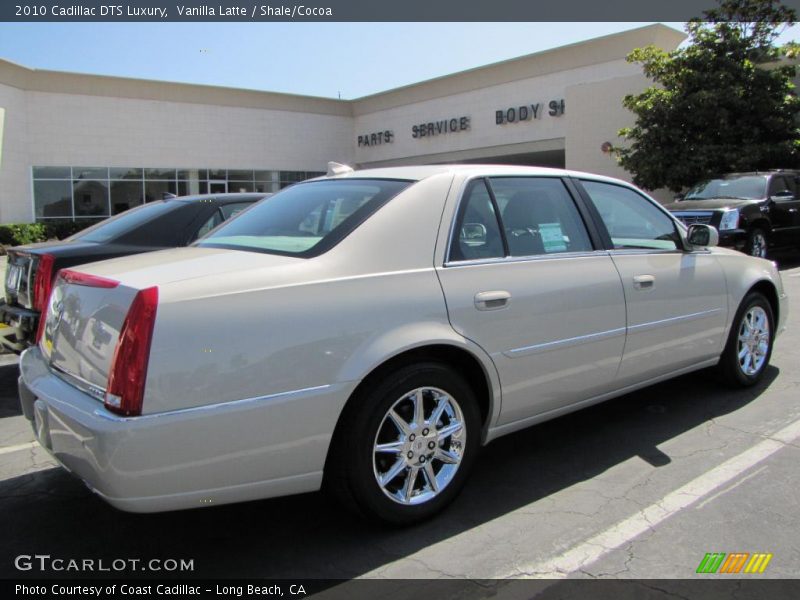 Vanilla Latte / Shale/Cocoa 2010 Cadillac DTS Luxury