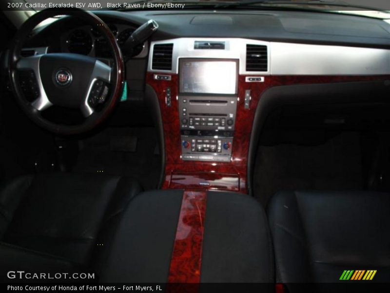 Black Raven / Ebony/Ebony 2007 Cadillac Escalade ESV AWD