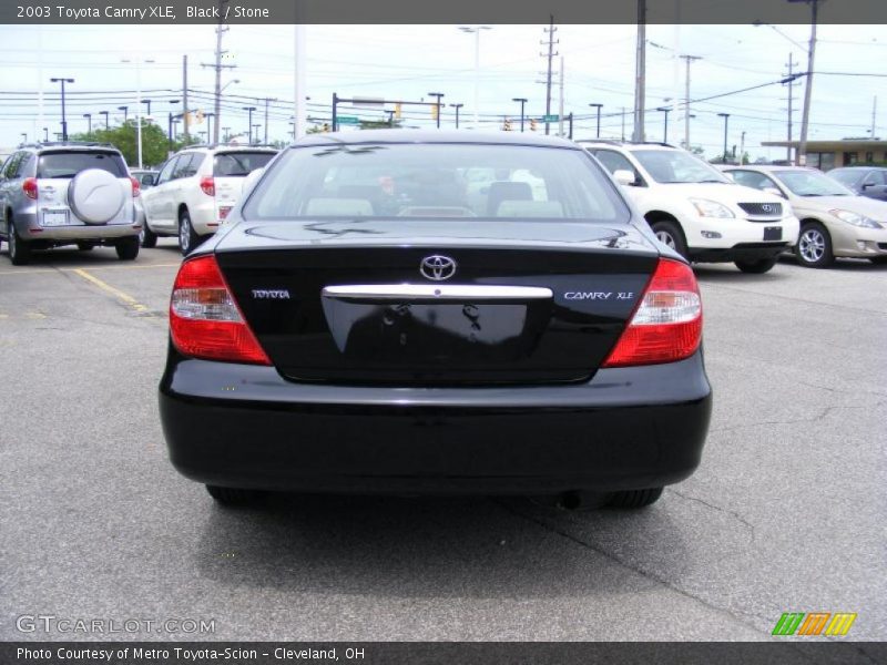 Black / Stone 2003 Toyota Camry XLE