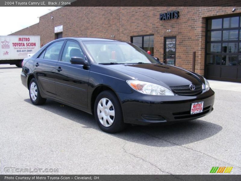 Black / Stone 2004 Toyota Camry LE