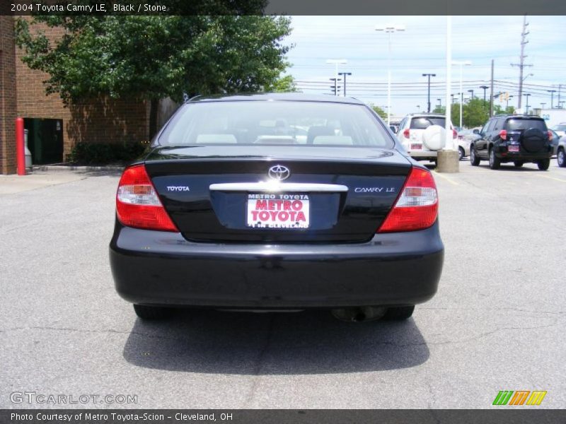 Black / Stone 2004 Toyota Camry LE