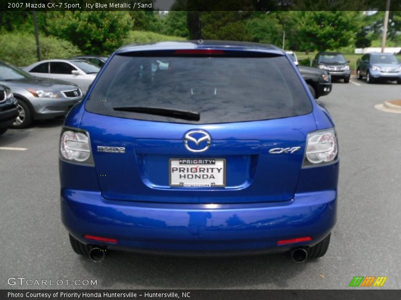 Icy Blue Metallic / Sand 2007 Mazda CX-7 Sport