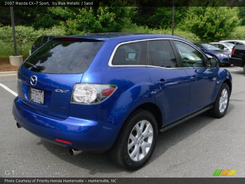 Icy Blue Metallic / Sand 2007 Mazda CX-7 Sport