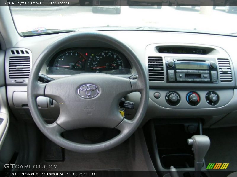 Black / Stone 2004 Toyota Camry LE