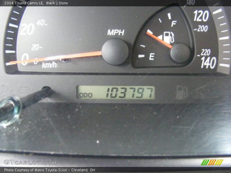 Black / Stone 2004 Toyota Camry LE