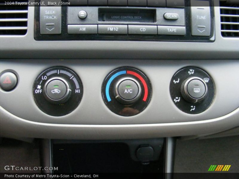 Black / Stone 2004 Toyota Camry LE