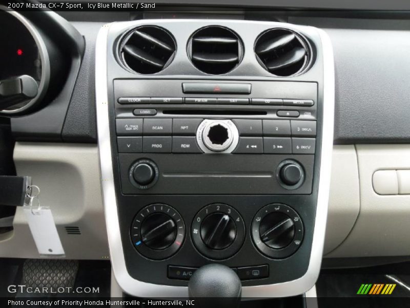 Icy Blue Metallic / Sand 2007 Mazda CX-7 Sport
