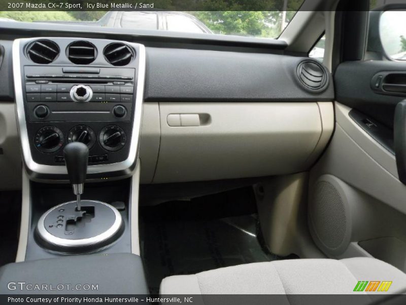 Icy Blue Metallic / Sand 2007 Mazda CX-7 Sport