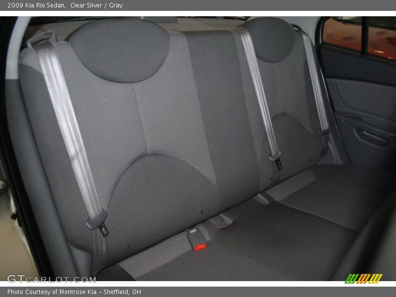 Clear Silver / Gray 2009 Kia Rio Sedan