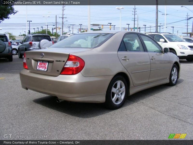 Desert Sand Mica / Taupe 2004 Toyota Camry SE V6