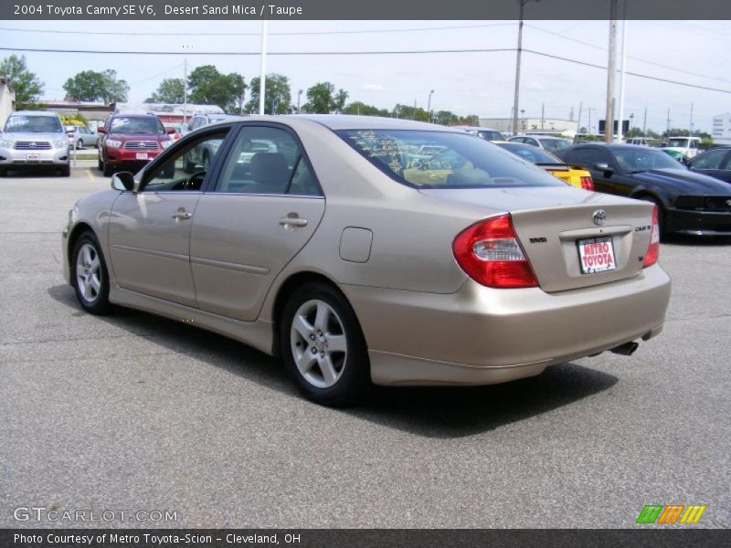 Desert Sand Mica / Taupe 2004 Toyota Camry SE V6