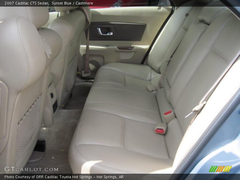 Sunset Blue / Cashmere 2007 Cadillac CTS Sedan