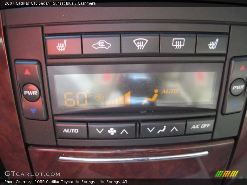 Sunset Blue / Cashmere 2007 Cadillac CTS Sedan