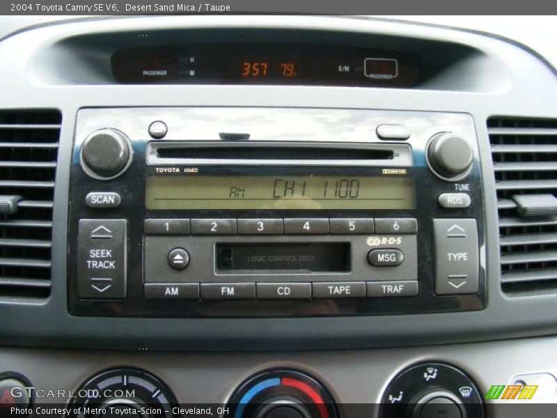 Desert Sand Mica / Taupe 2004 Toyota Camry SE V6