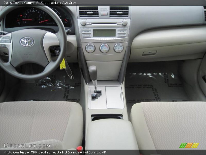 Super White / Ash Gray 2010 Toyota Camry LE